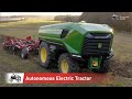 John deere new autonomous battery electric tractor