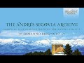 Capture de la vidéo The Andrés Segovia Archive: Cd 1-4