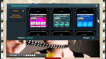 How can I create my own mobile website in Trendy Site Builder?