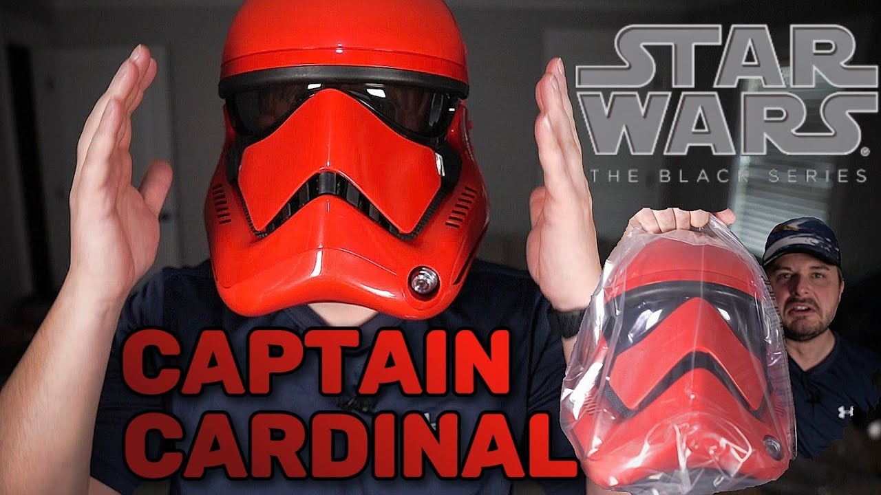 Details about   ⚡️Star Wars The Black Series Galaxy's Edge Captain Cardinal Electronic Helmet⚡️ 