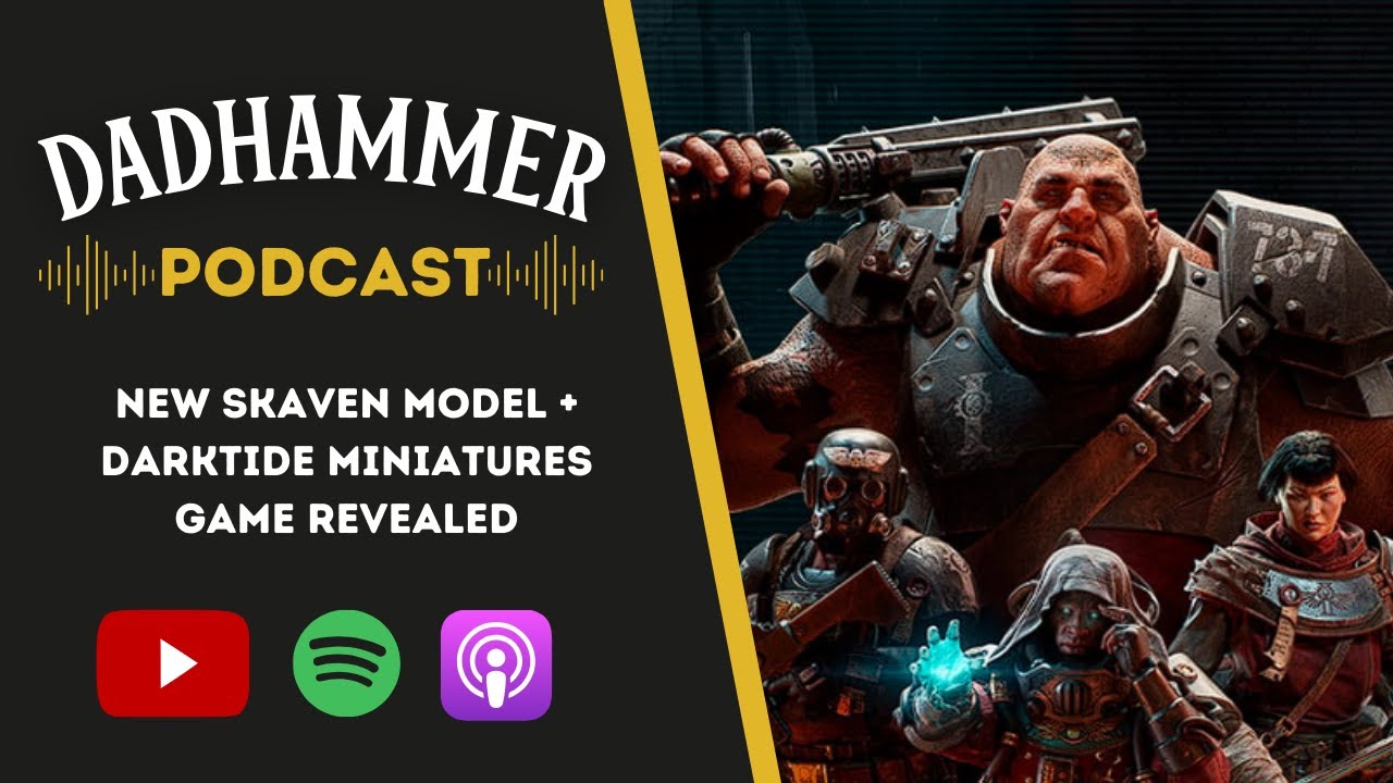 New Skaven Model + Darktide Miniatures Game Revealed YouTube
