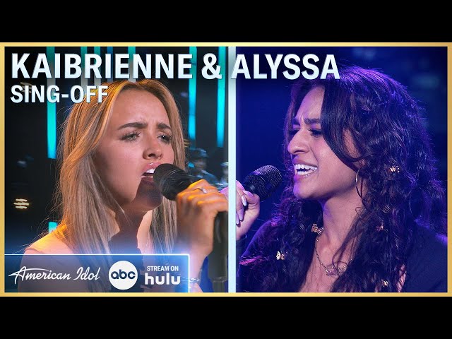 Sing Off! Kaibrienne Upsets Alyssa Raghu For A Spot In The Top 24! - American Idol 2024 class=
