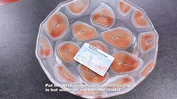 Temperature Sensor Rfid Tags application demo