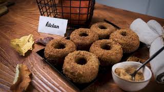 Vláčne a voňavé tekvicové donuty v škoricovom cukre (Fitclan Recept) screenshot 1