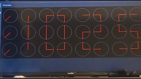 i made the most satisfying clock