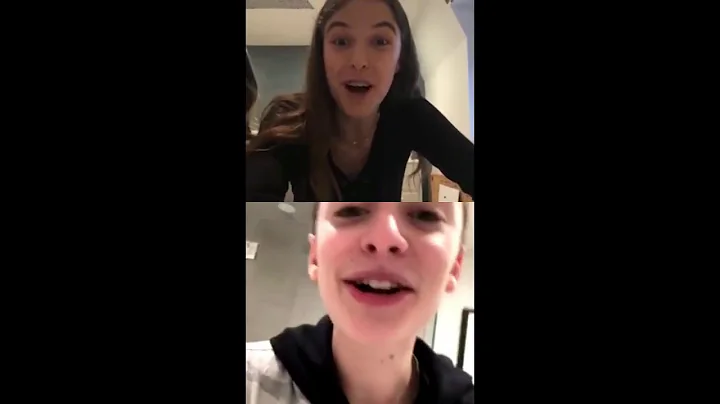 Noah Schnapp Livestream with Julia Raskin