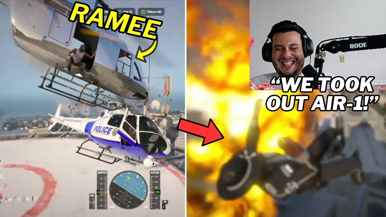 Ramee's INSANE PIT on Air-1 Saves CG in this PD Shootout | Prodigy 2.6 | GTA | CG