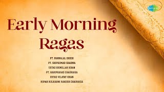 Early Morning Ragas | Relaxing Sounds | Flute (Bhatiyali Dhun) | Santoor (Ahir Bhairav)
