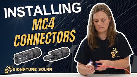 How to Assemble MC4 Connectors for Solar