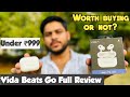 Vida Beats Go TWS Earbuds Unboxing & Review | 40 Hours Playback | Bluetooth 5.4 | Under ₹1000 😱