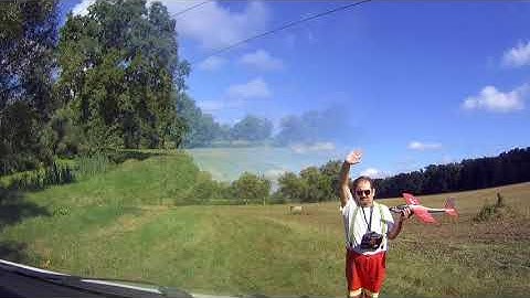 RC glider Lidl po období dešťů