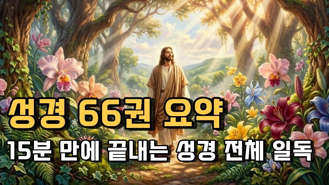 성경 66권 전체 내용 요약: '은혜'라는 키워드로 한 번에 끝내기 (기독교 세계관 가이드)