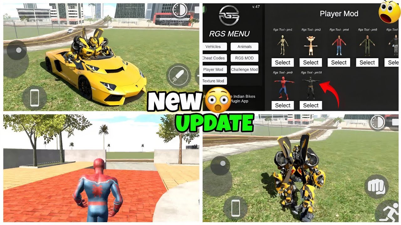 Transformer Robot Cheat Code | Robot Character add | Indian bikes driving 3d All Cheat codes 2026