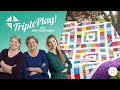 Triple Play: 3 New Foundation Paper Piecing Quilts with Jenny Doan of Missouri Star (Video Tutorial)