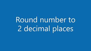 JavaScript How to round a decimal number to 2 decimal place? - YouTube Javascript How To Round A Decimal Number To 2 Decimal Place? - Youtube
