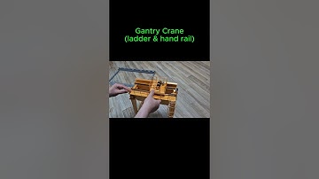 Gantry Crane (ladder, handrail part) #3dprinter #3dprinting #겐트리 크레인 #크레인 #crane #사다리 #핸드레일