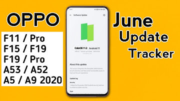 Oppo June Official Update For Oppo A53, F17, A5 2020 / A9 2020, F17 pro, F15, F19, Reno 2z, F11 /Pro