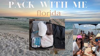 pack with me for florida 2023, what to bring for beach vacation, florida pack with me 2023