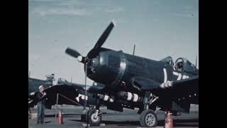 F4U Corsair Tiny Tim Rocket Practice During WW2