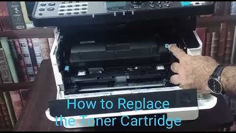 Kyocera M2040dn machine Toner Cartridge replacement