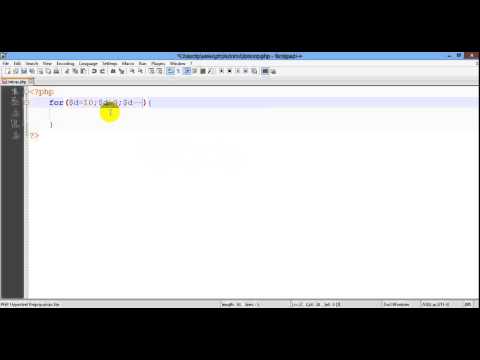 PHP - Basic For Loop Tutorial