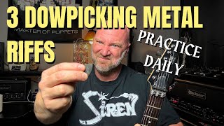 3 Downpicking Metal Guitar Riffs to Practice Every Day