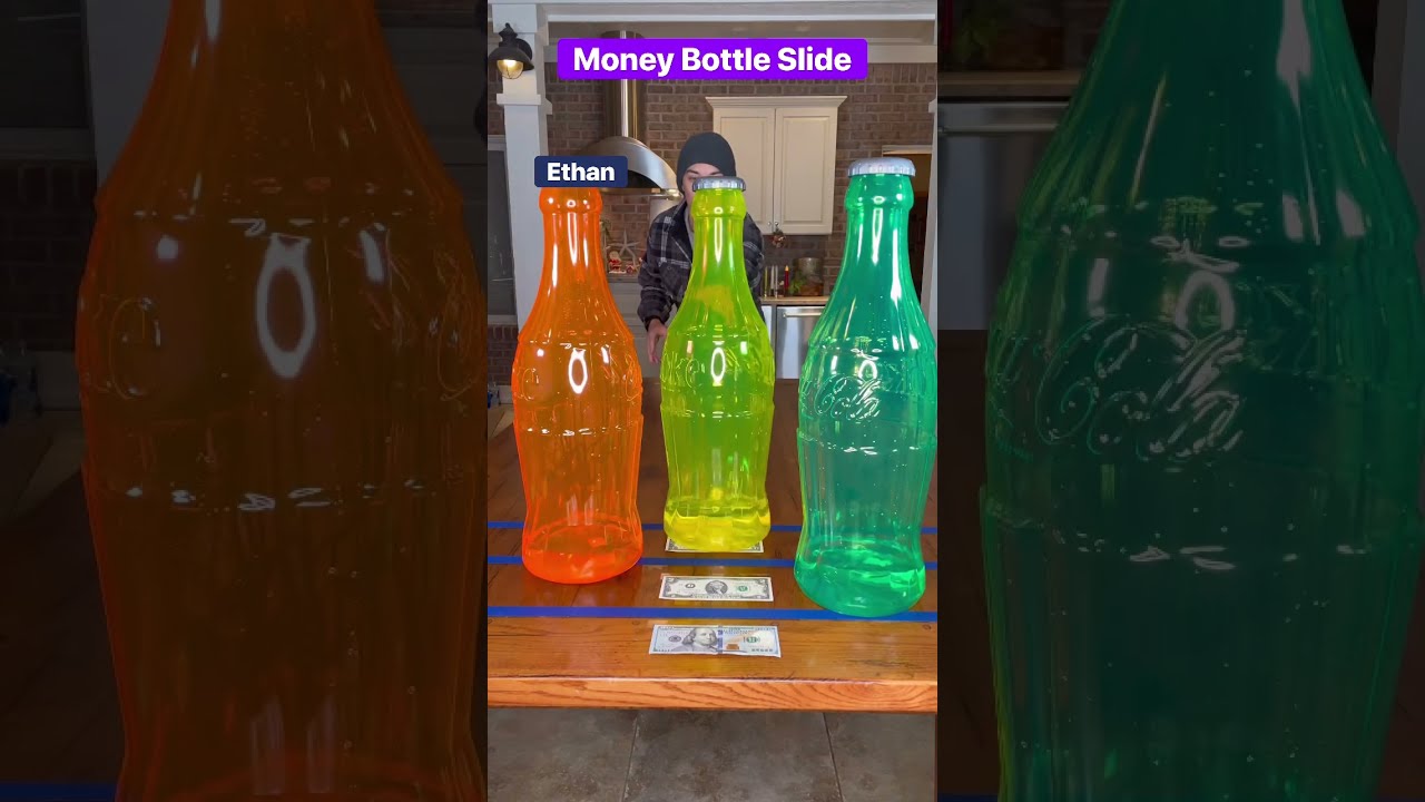 Big bottle money slide!!