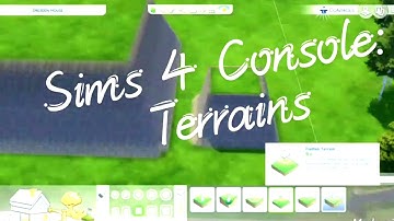 Sims 4 Tutorial: Console Terrain Controls