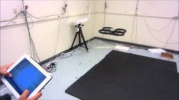 AR Parrot Drone MatLab Test in Optitrack Environment