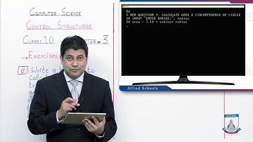 Class 10 - Computer Studies - Chapter 3 - Lecture 11 Exercises: 12, 13 & 14 - Allied Schools