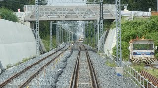 【急行停車駅発表！あと6か月で完成 複線化工事中 前面展望 2019.09.29】東武野田線 逆井⇔高柳⇔六実 複線化工事 往復 前面展望