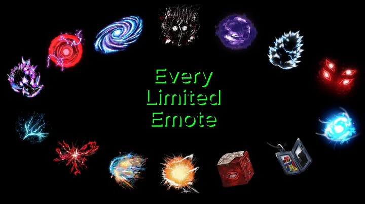 Every Limited Emote in Roblox | The Strongest Battleground