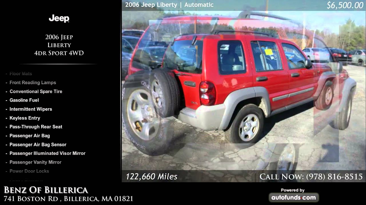 Used 2006 Jeep Liberty Benz Auto Sales of Billerica, Inc, Billerica