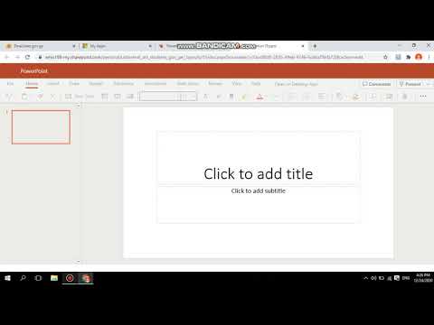 როგორ ავტვირთოთ ფოტოები და ვიდეოები Powerpoint-ში ნაწილი 1