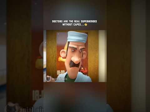 Doctors are the real Superheroes...#animation #shorts #viral