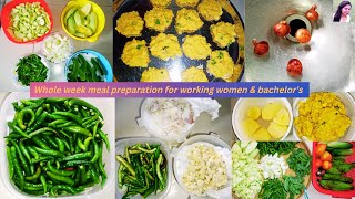 Bangladeshi meal planning and prep - Weekly Meal planning tips /  for working women & bachelor's