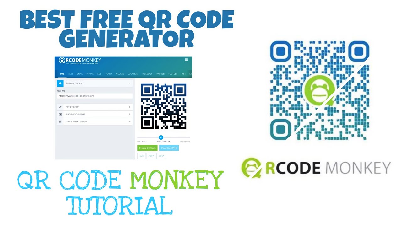 How to generate a QR Code - QR Code Monkey Tutorial