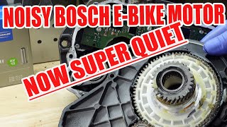 How I turned a noisy Bosch motor into a quiet Bosch Motor