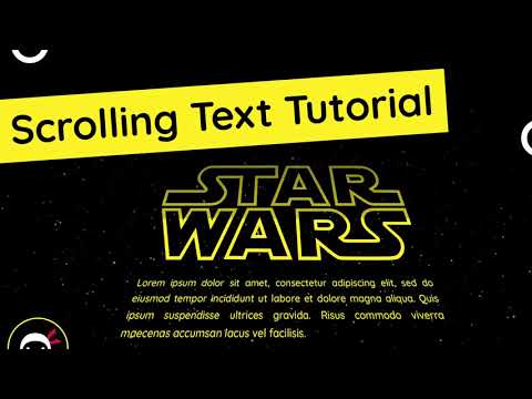 Star Wars Scrolling