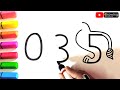 खुंखार जंगली शेर बनाना सीखें 035 नंबर से || Easy Lion Drawing Step by Step From 035 Number.