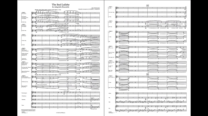 The Seal Lullaby (Flex-Band Version) by Eric Whita...
