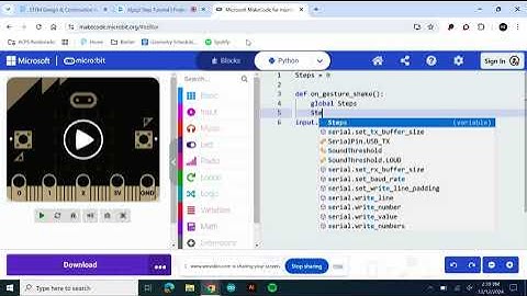 micro bit Step Counter IRL by Austin