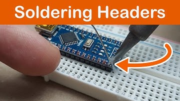 Soldering headers on an Arduino Nano