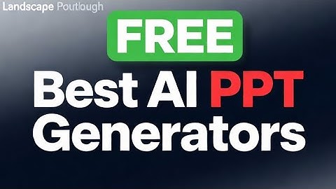 Beste gratis AI PPT-generatoren
