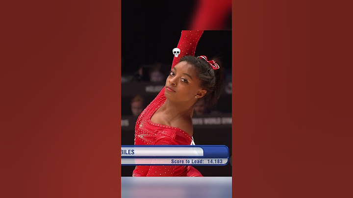 Definition of saving the best for last💀 #gymnastics #sports #simonebiles #worldchampionships