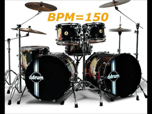 BPM=150 Basic Blues - Drum Track / Loop / Metronome class=