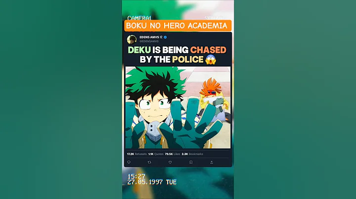 DEKU EST POURSUIVIS PAR LA POLICE | #myheroacademia #edit #amv #mha #anime #mangaedit