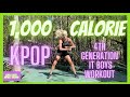1000 Calorie KPOP 4th Generation It Boys Workout | ENHYPEN | TXT | ATEEZ | STRAY KIDS