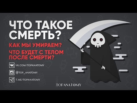 Что такое смерть? Как мы умираем? Что будет с телом после смерти?