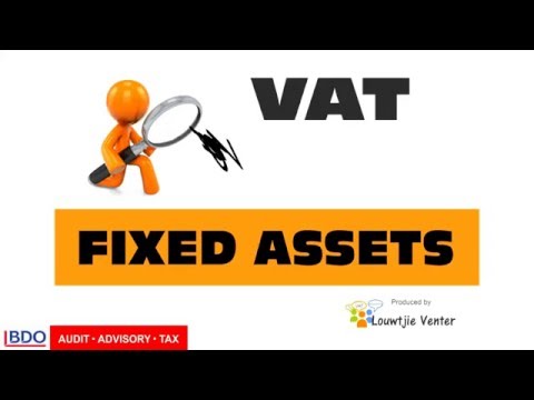 Video: Isinama mo ba ang VAT sa mga fixed asset?